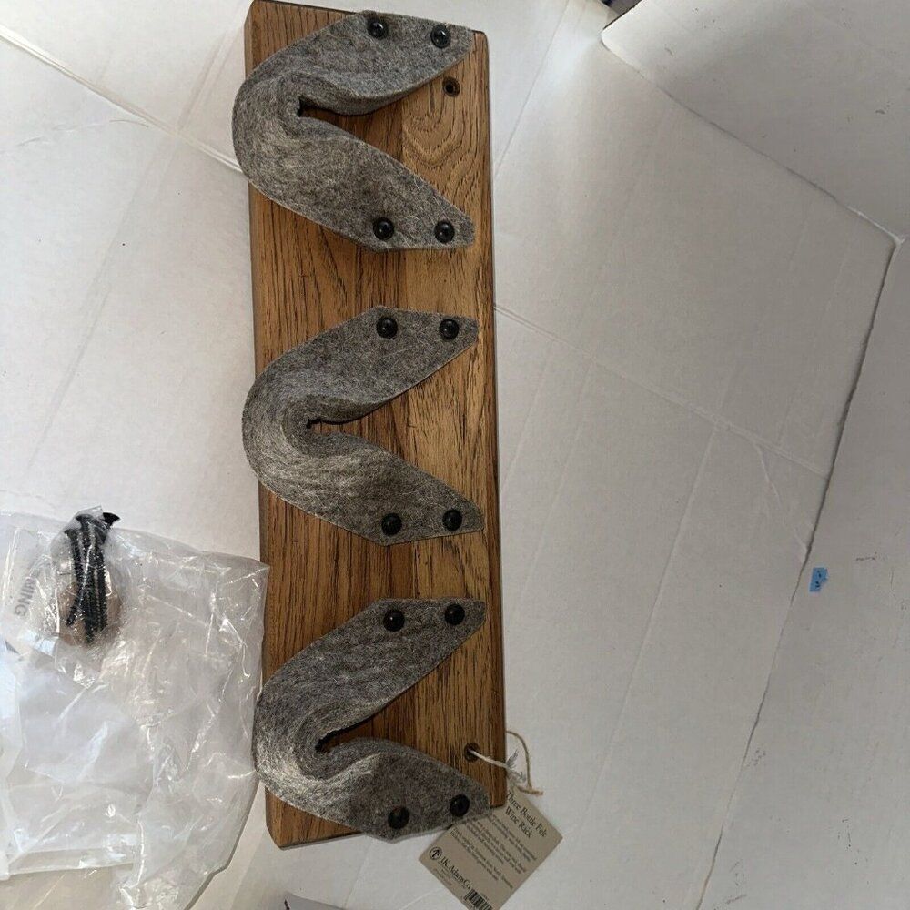 JK Adams Hickory Wood Bottle Wine Rack Display Rustic Cabin Farmhouse